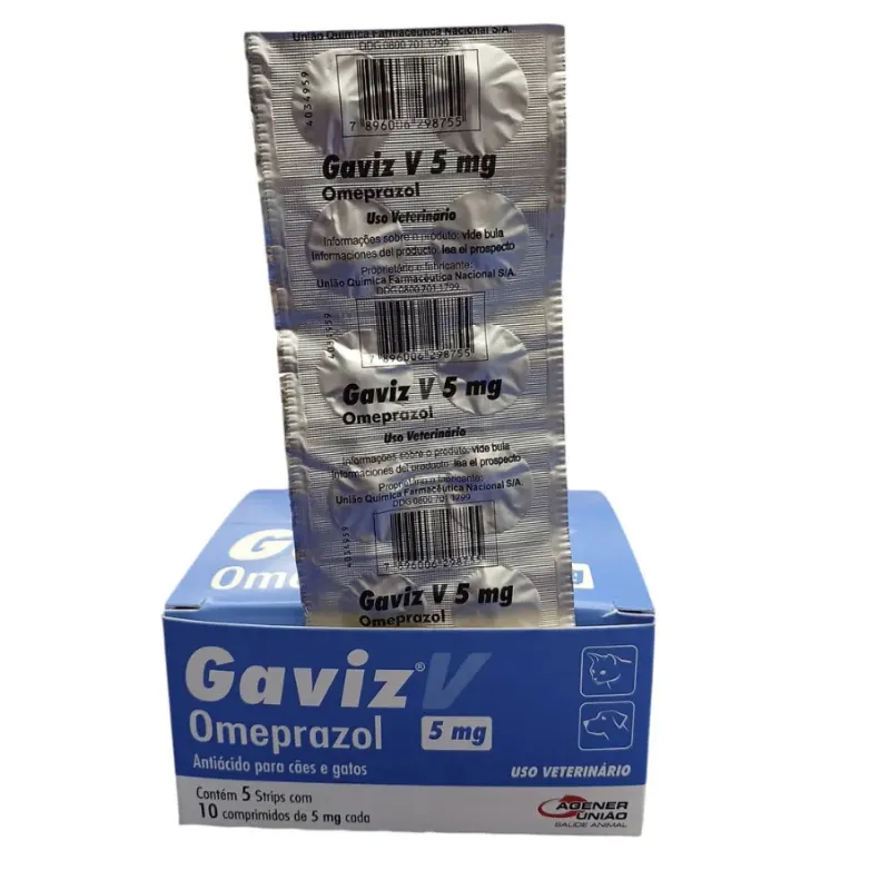 Gaviz V 5 mg Cartela com 10 comprimidos