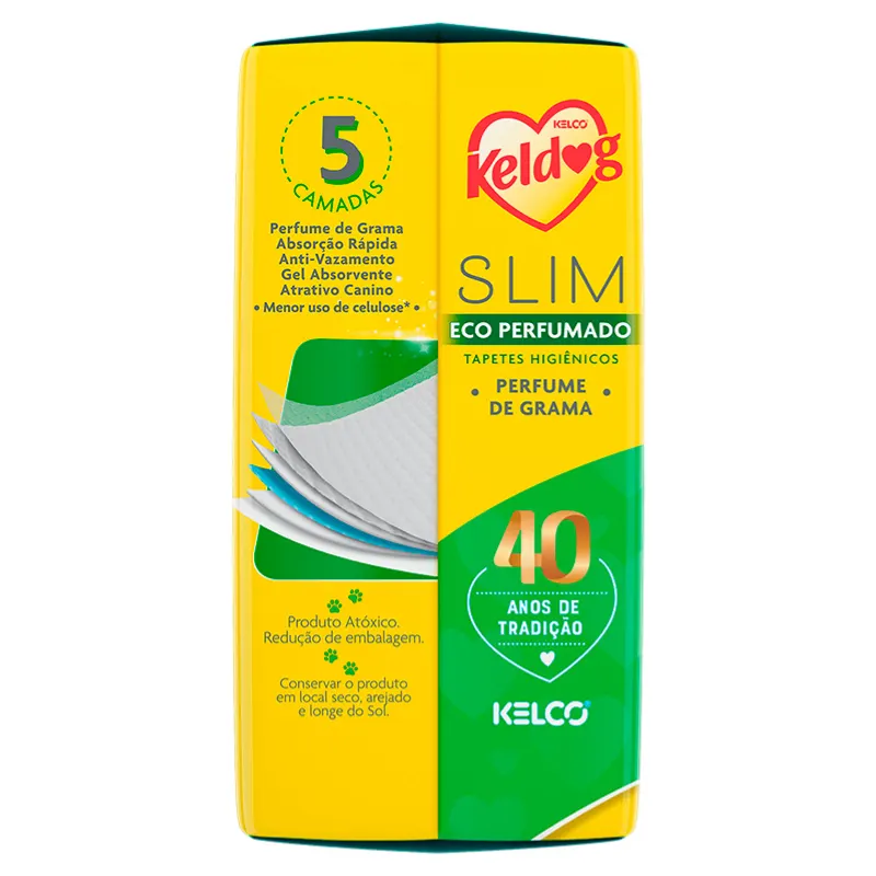 Keldog Tapete Higiênico Slim Ultra Dry Eco Perfumado 30 Un