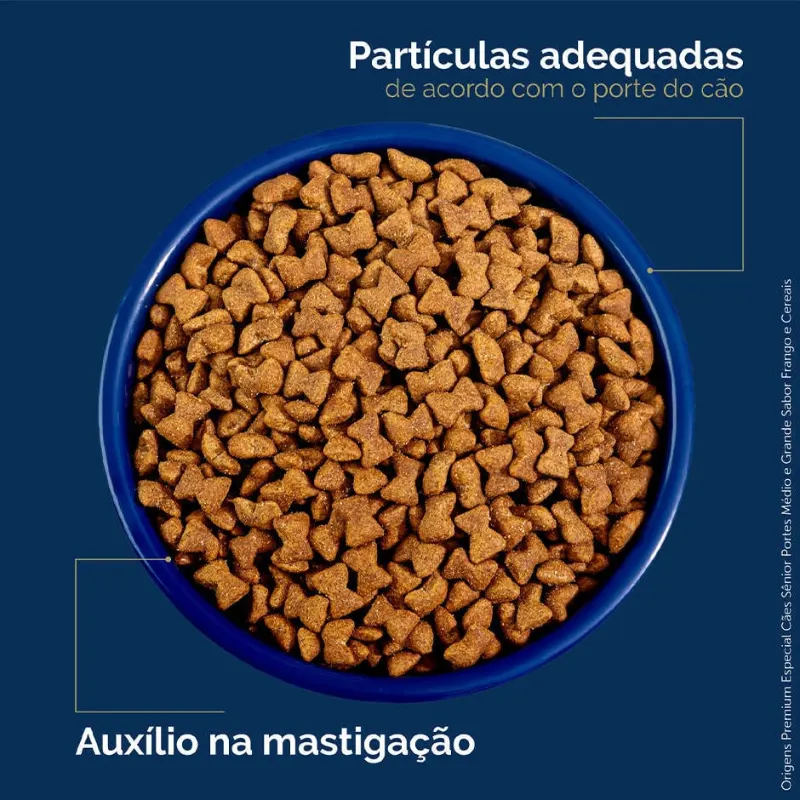 Origens Cão Sênior Médio Grande 15 Kg
