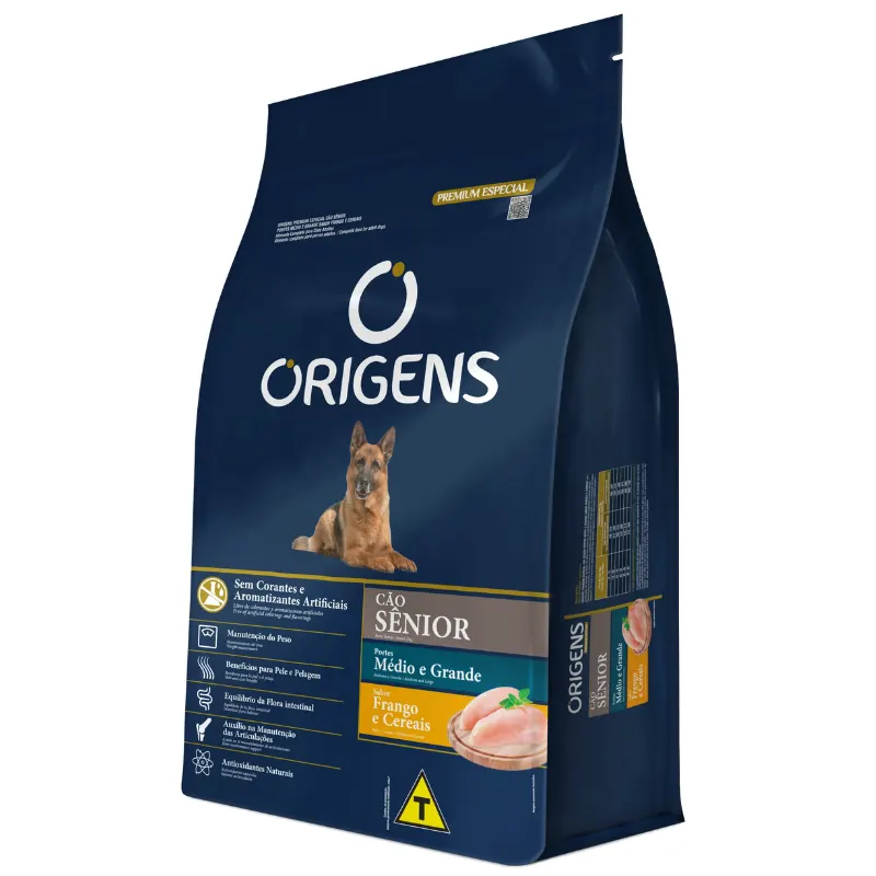 Origens Cão Sênior Médio Grande 15 Kg