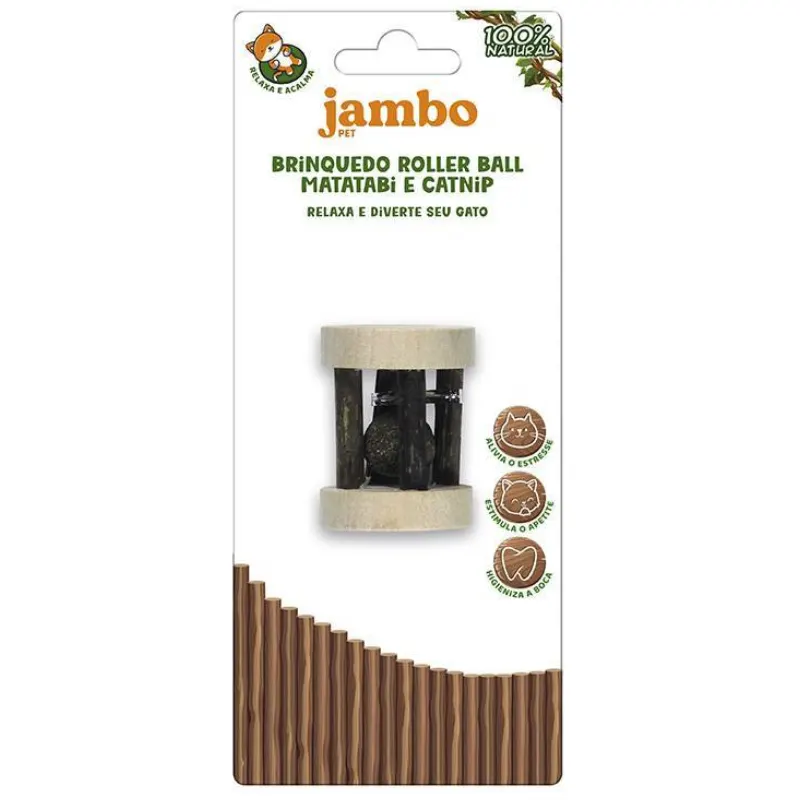 Brinquedo Roller Matatabi Catnip Ball