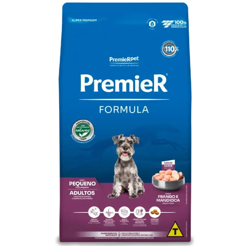 Ração Premier Fórmula Cães Adultos Raças Pequenas Frango