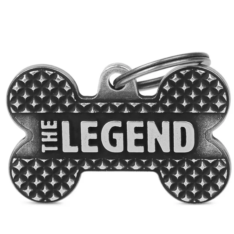 Medalha de Identificação My Family Osso Médio Legend Bronx