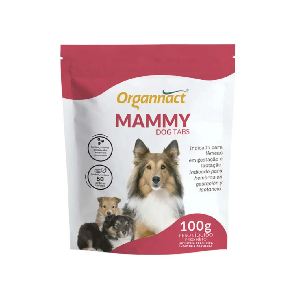 Suplemento Alimentar Organnact Mammy Dog Tabs 100G