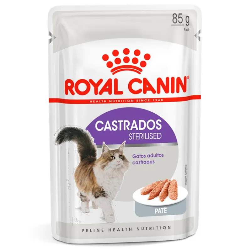 Ração Úmida Royal Canin Sachê para Gatos Adultos Castrados 85 g