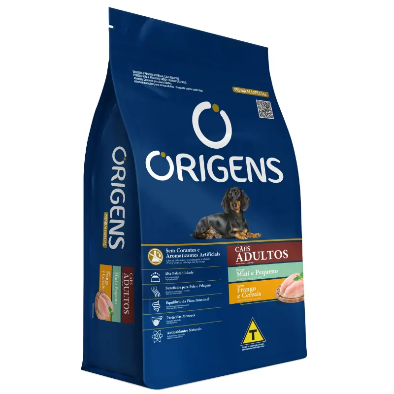Ração Origens Cão Mini Pequeno Frango e Cereais