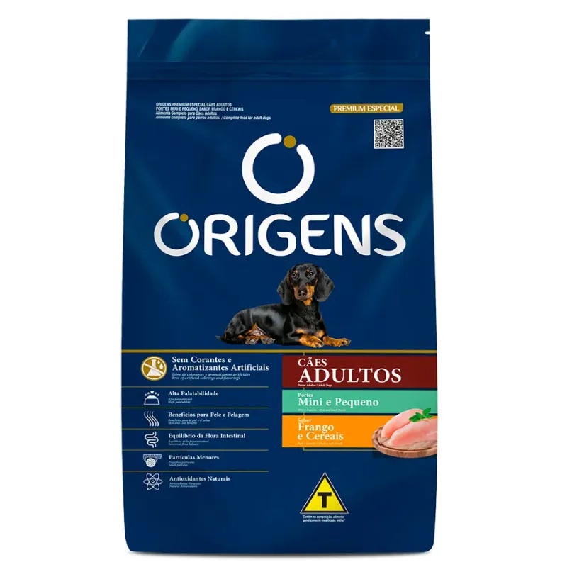 Ração Origens Cão Mini Pequeno Frango e Cereais