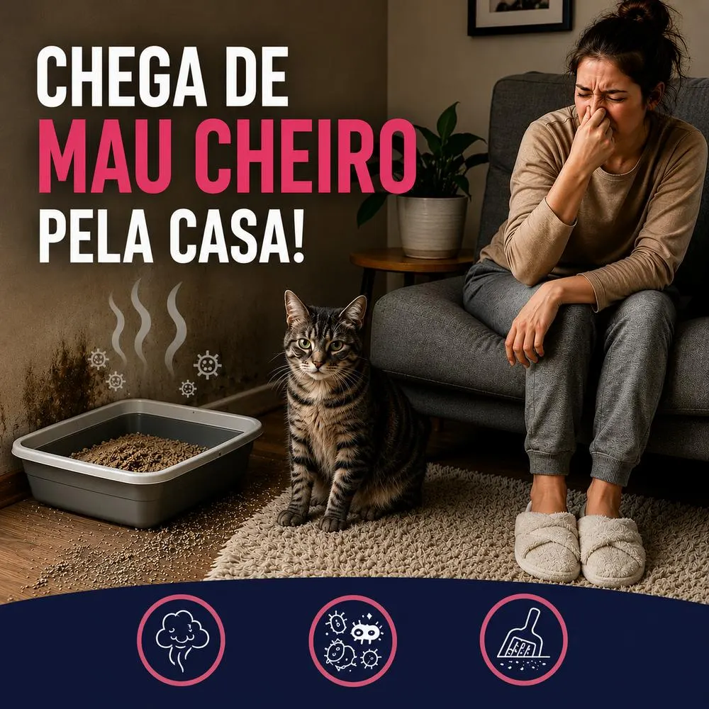 Areia Higiênica CareCat Perfumada Cheirinho de Amaciante 10 kg