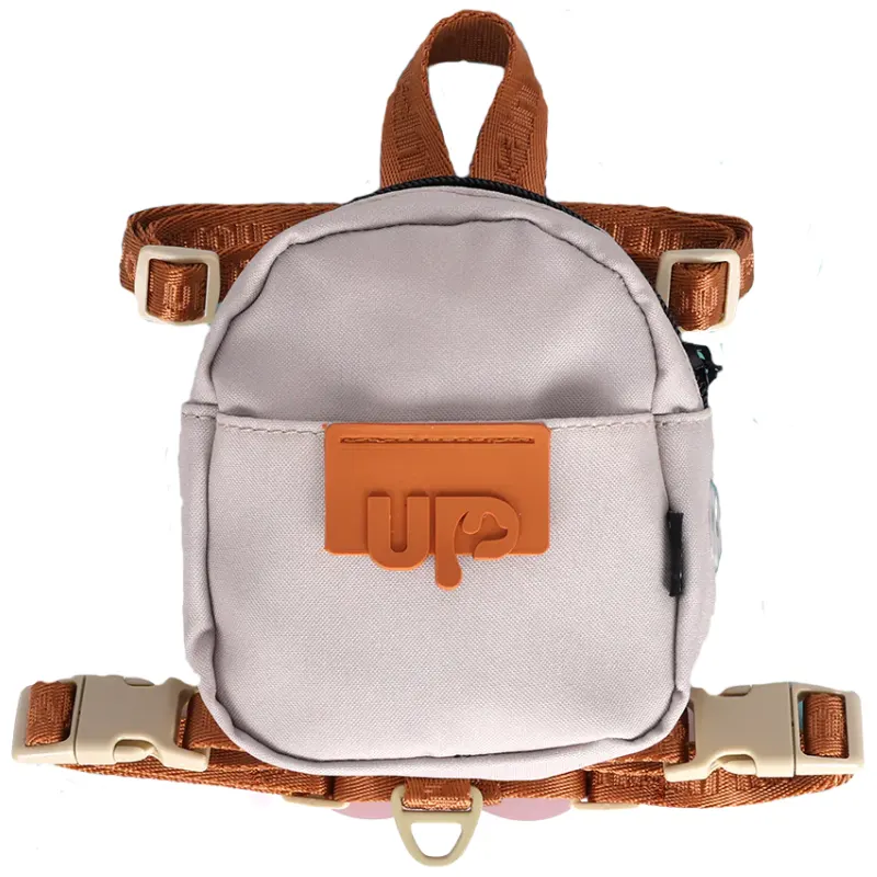 Mochila Peitoral Pet Tamanho P com Guia em Poliéster Up4you