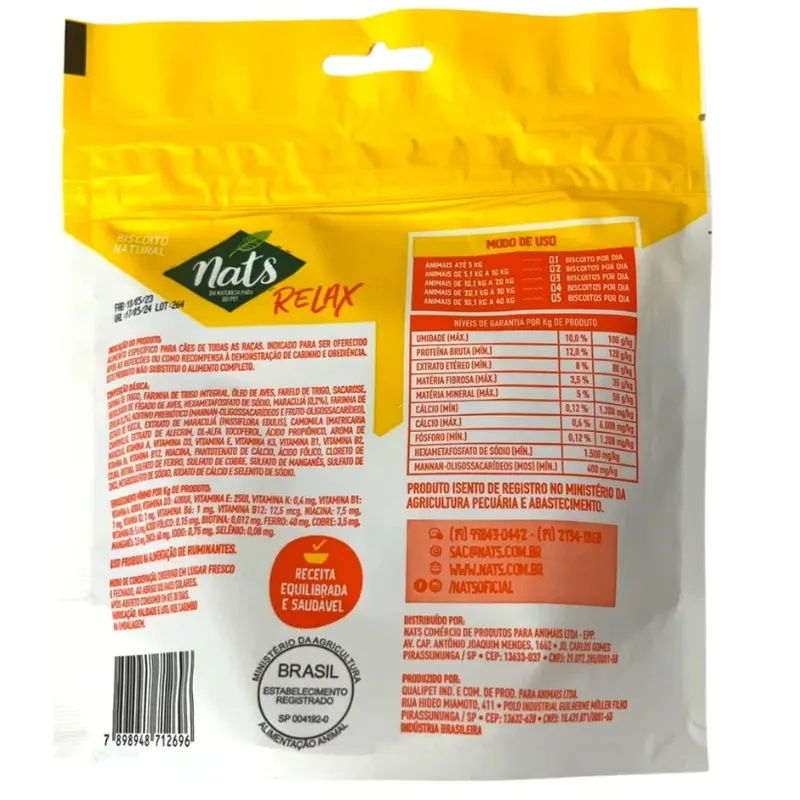 Petisco Nats Natural Relax 150 g