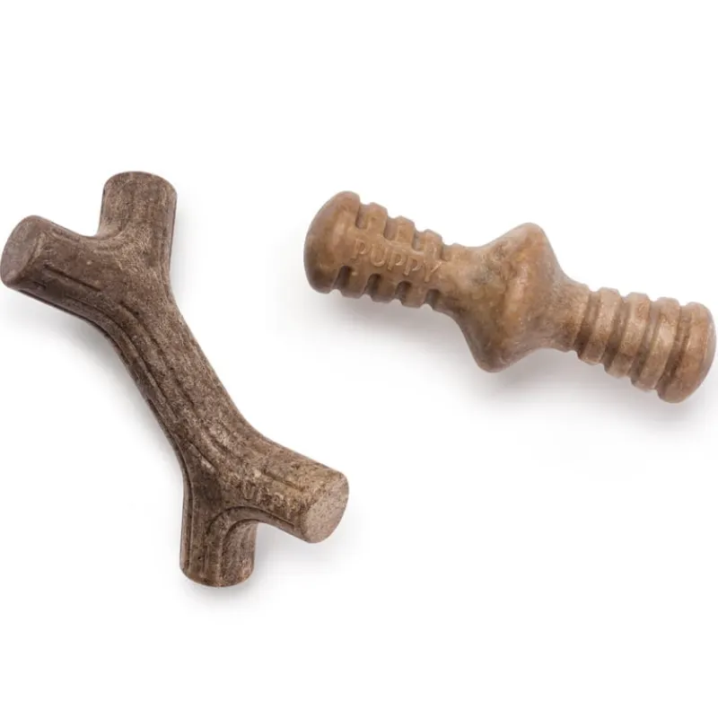Benebone Puppy 2-Pack Maple + Zaggler