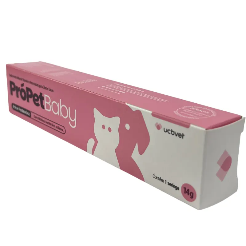 PróPet Baby Suplemento Mineral Vitamínico UCBVET para Cães e Gatos 14 g