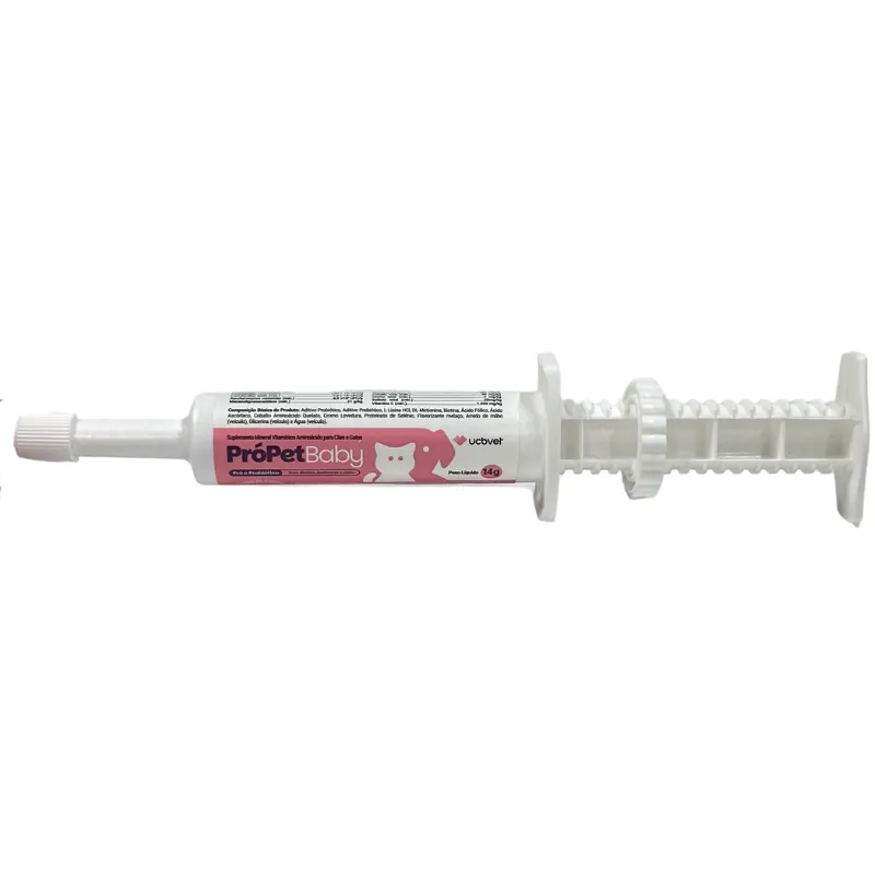 PróPet Baby Suplemento Mineral Vitamínico UCBVET para Cães e Gatos 14 g