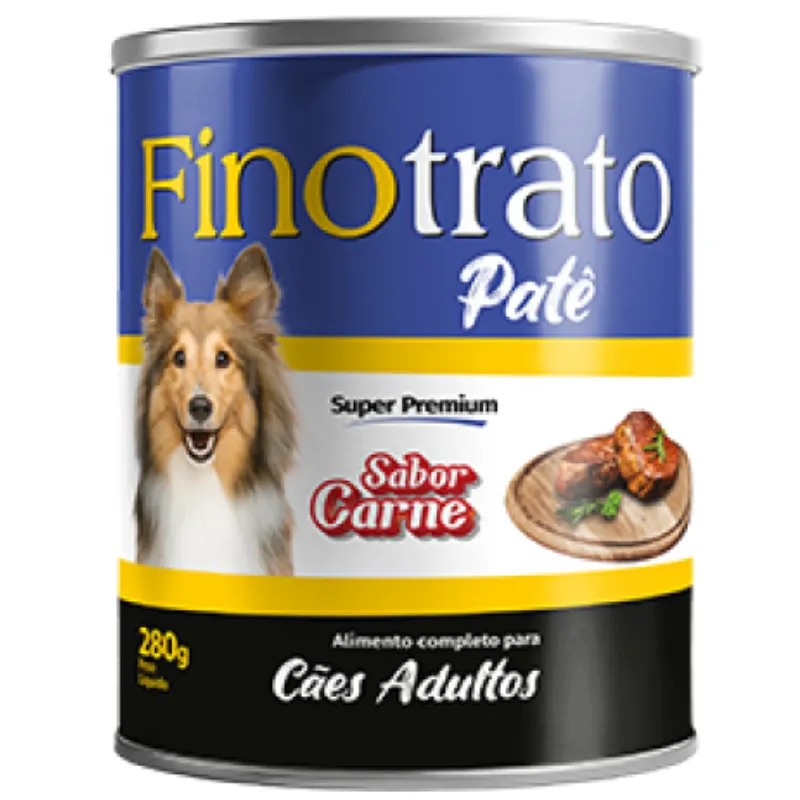 Patê Finotrato Sabor Carne para Cães Adultos 280 g