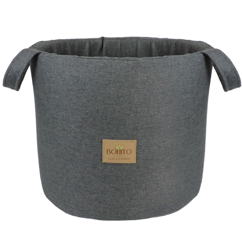 Toy Bag Linen Grafite U