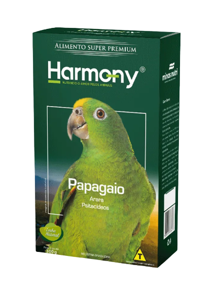 Harmony Birds Papagaio Natural 300G-Minas Nutri