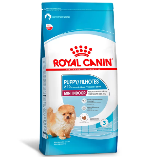 Ração Royal Canin mini Indoor para Filhotes de Pequeno Porte