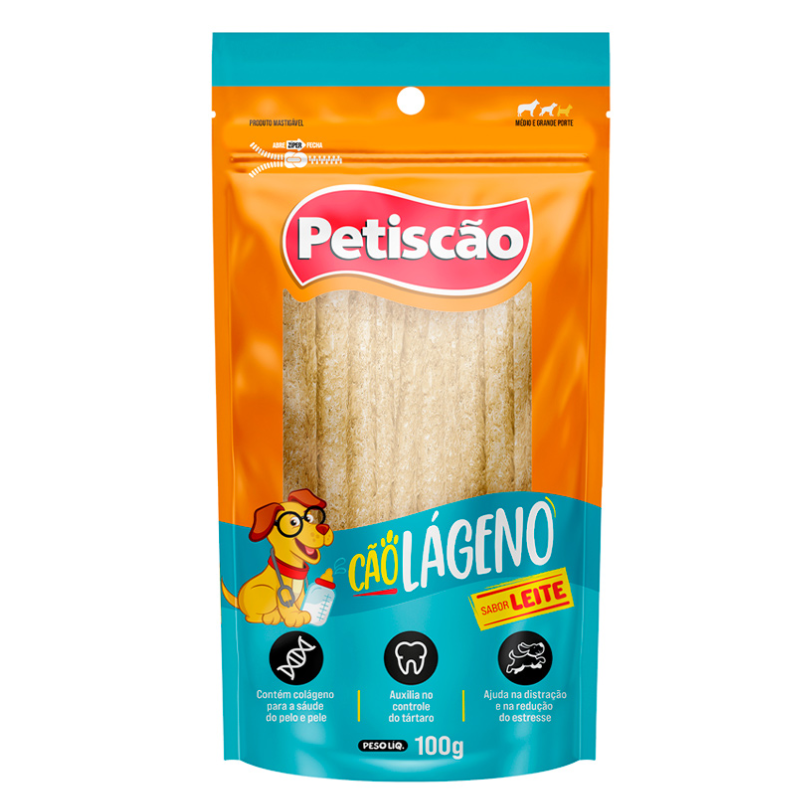 Petiscão Colágeno Leite 100 g