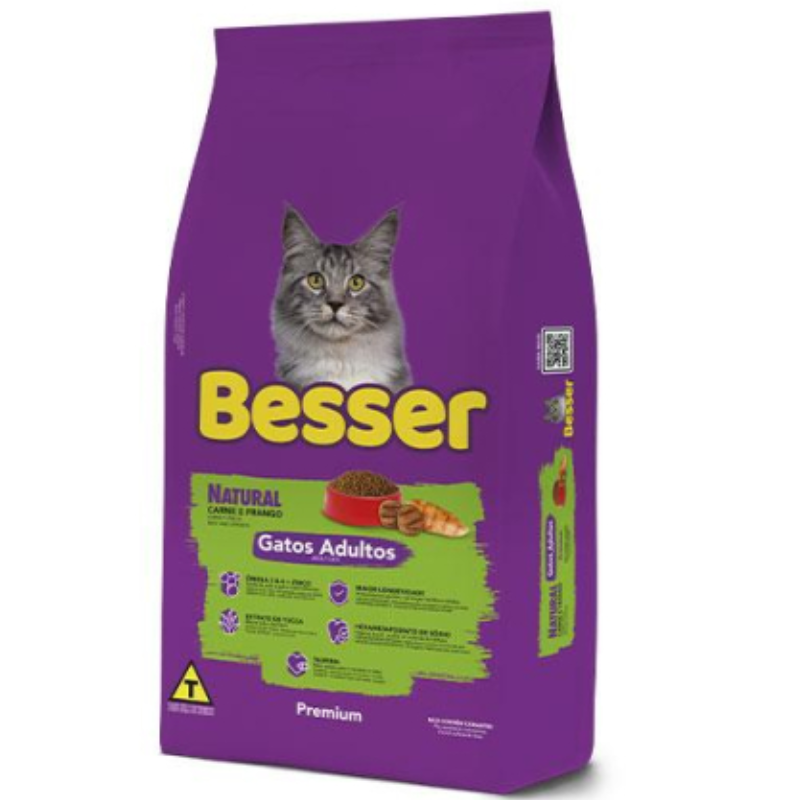 Ração Besser Natural para Gatos Adultos