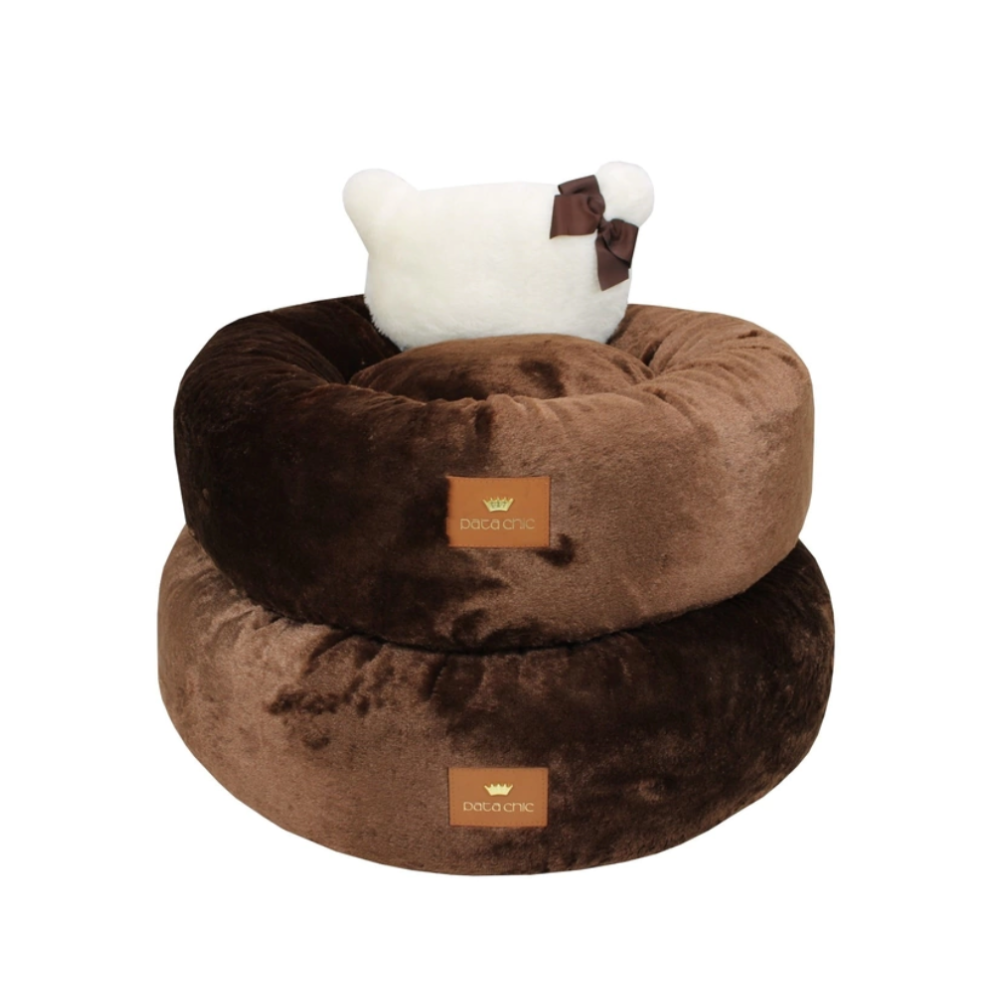 Cama Bear pelo Chic M- Marrom