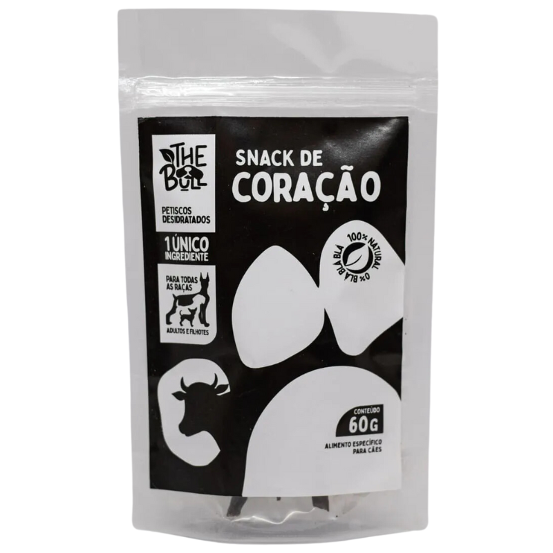 Snack Coração Bovino The Bull 60 g