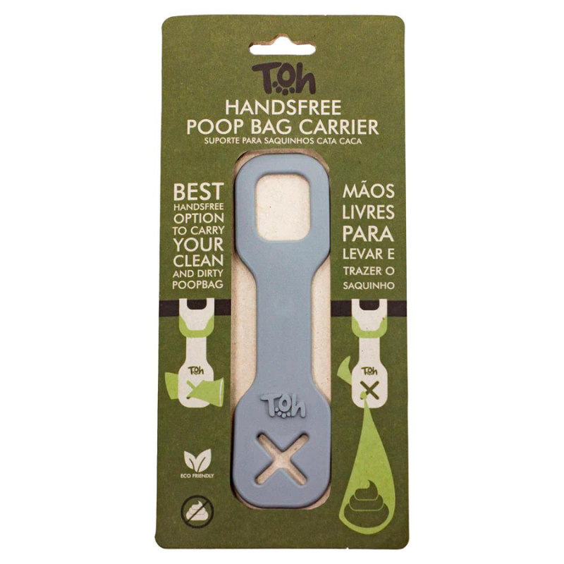 Suporte Mãos Livres Poop Bag Cinza Toh