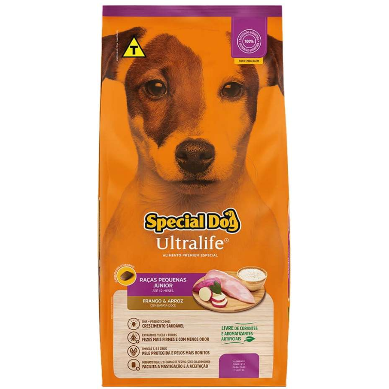 Ração Special Dog Ultralife Cães Filhotes de Raças Pequenas