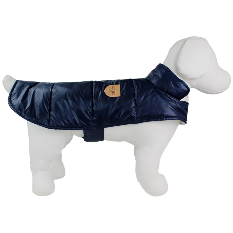 Capa Puffer Maxi Marinho Bonito pra Cachorro