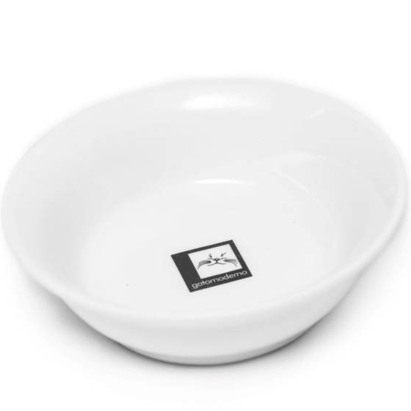 Comedouro Fundo Gatomoderno de Porcelanato Branco