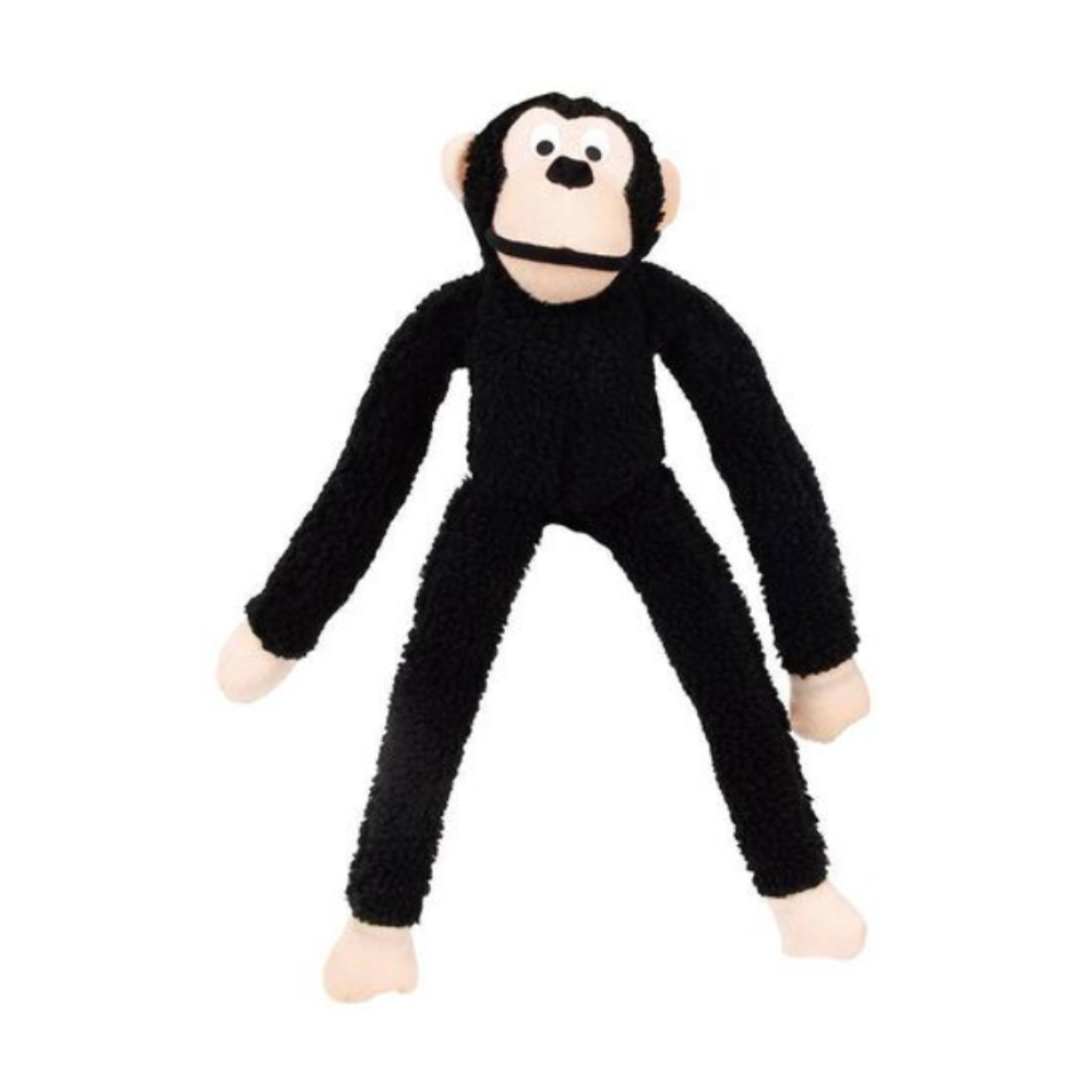 Brinquedo Jambo Mordedor Pelúcia Macaco Kelev Preto