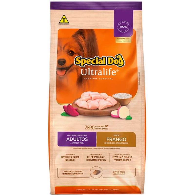 Ração Special Dog Ultralife Adultos Raças Pequenas Frango 20 Kg