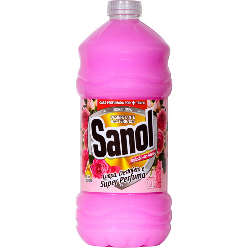 Desinfetante Sanol Infusão de Rosas 2 L