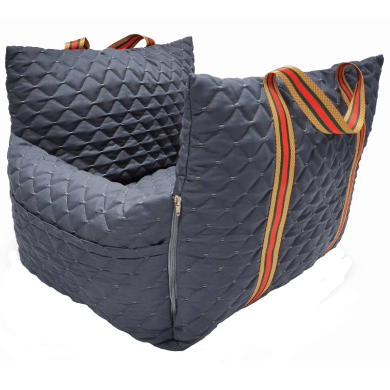Cama Multibag Matelasse Cinza Fabrica Pet