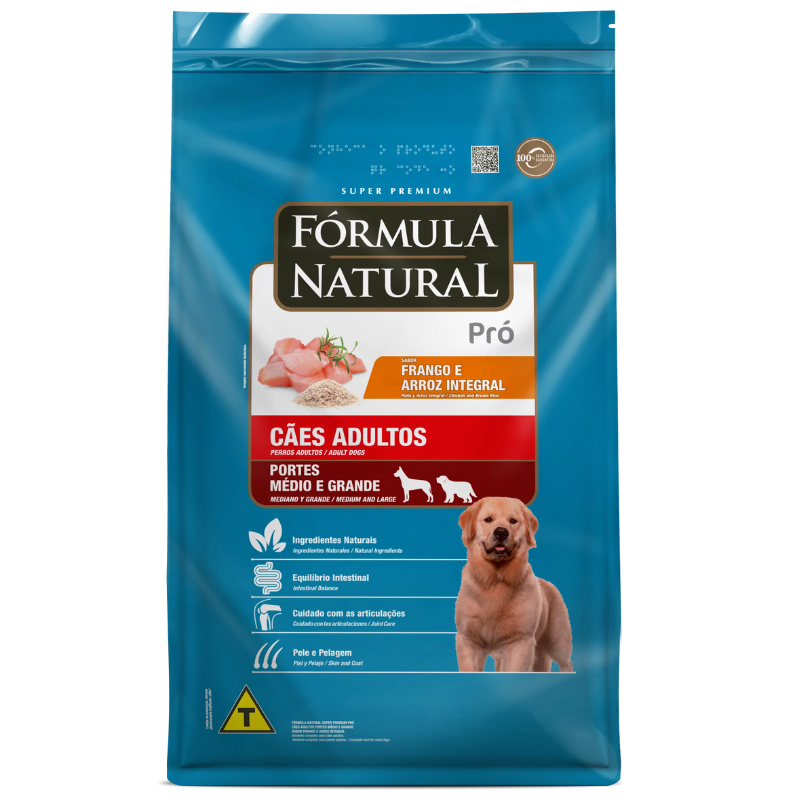 Ração Fórmula Natural Pro Cães Adultos Médio/Grande 15 Kg