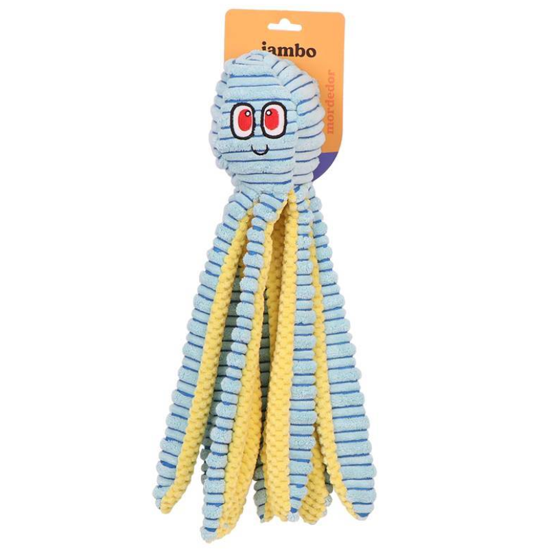Mordedor Jambo Pelúcia Polvo Ball Azul