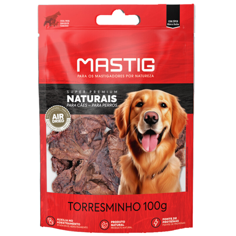 Mastig Torresminho Pulmão Bovino 100 g