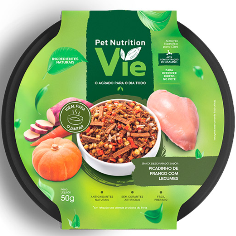 Snack Pet Vie Picadinho de Frango para Cães 50 g