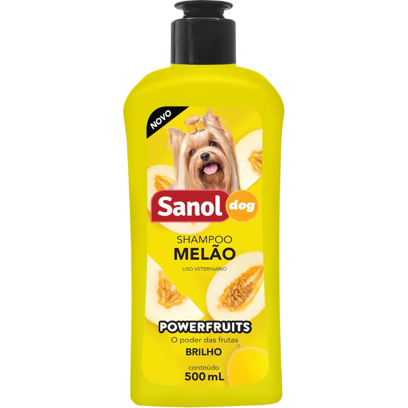 Sanol Dog Powerfruits Shampoo Melão 500 ml