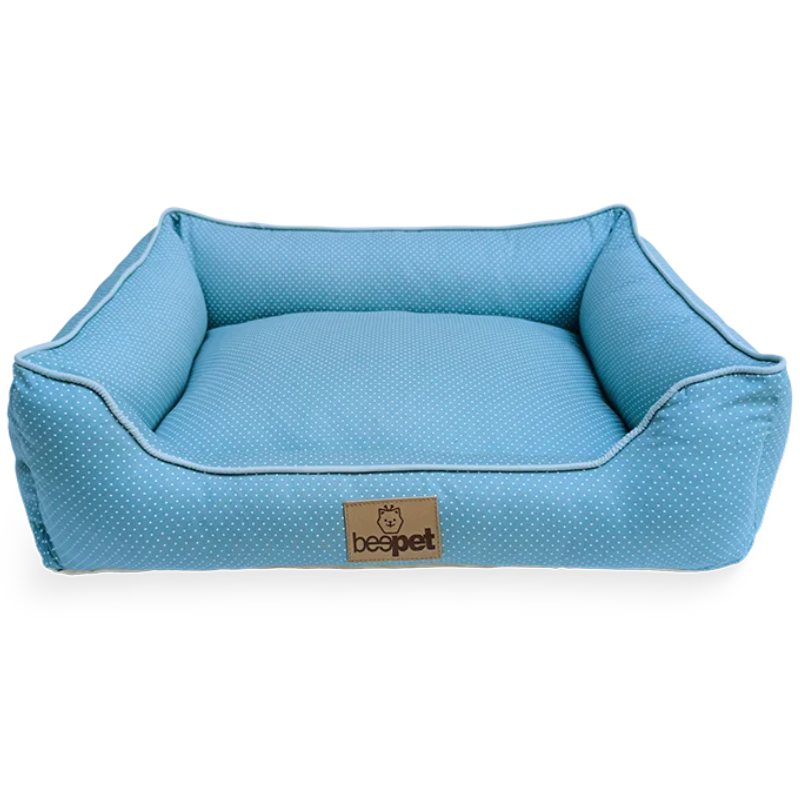 Cama Beepet Luxo Tricoline Poá Hortelã