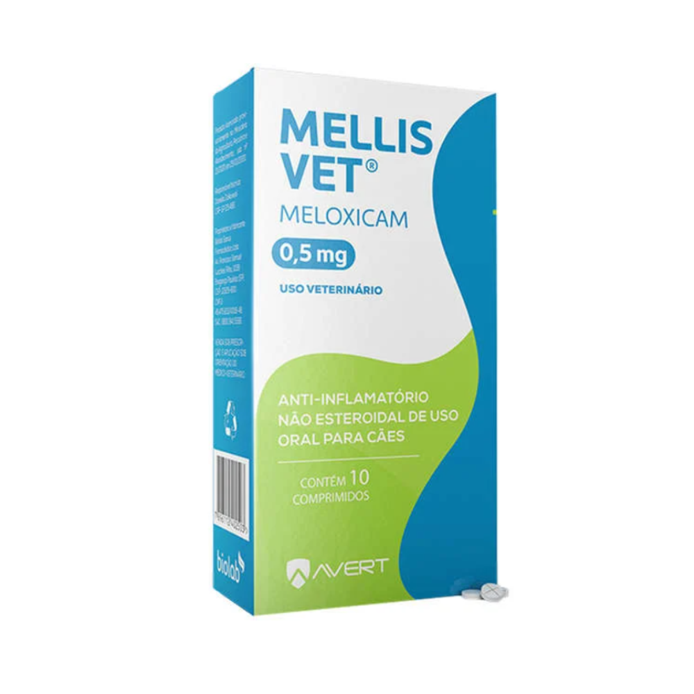 Anti-Inflamatório Avert Mellis Vet 3 mg - 10 comprimidos