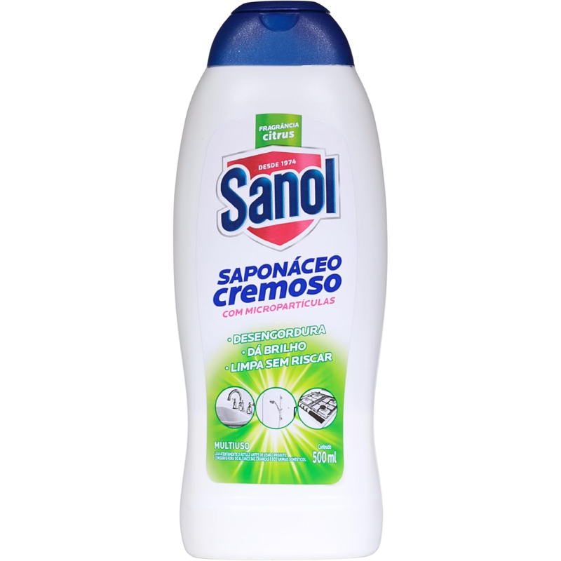 Sanol Limpador Multiuso Cremoso Citrus 500 ml