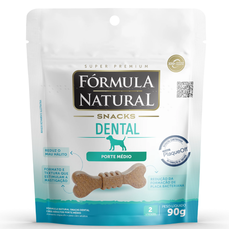 Fórmula Natural Snacks Dental Cães de Porte Médio 90 g