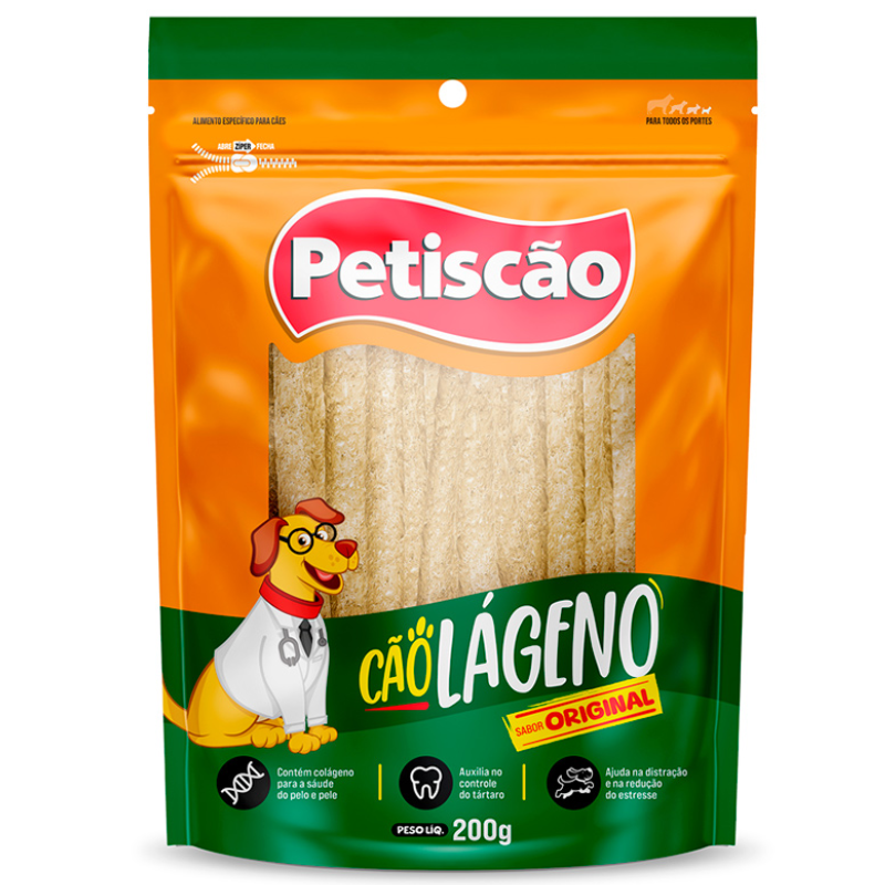Osso Petiscão Cãolageno Original para Cães 200 g