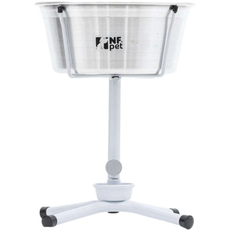 Comedouro NF Pet Unico Antiformiga Prata