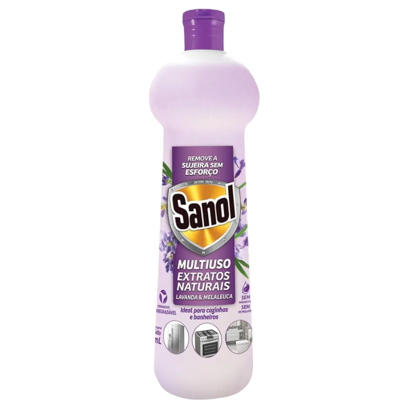 Sanol Multiuso Extratos Naturais Lavanda e Melancia 500 ml