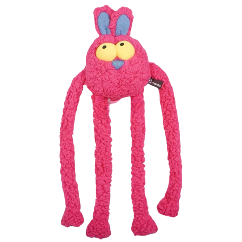Brinquedo Q Monster Coelho Puxa Puxa Rosa