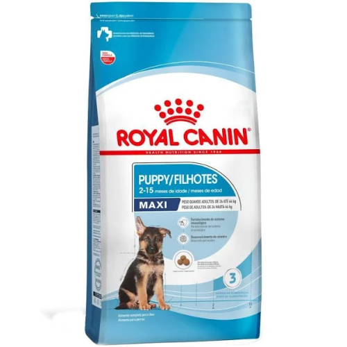 Ração Royal Canin Maxi Jr para Cães Filhotes Raças Grandes 15kg