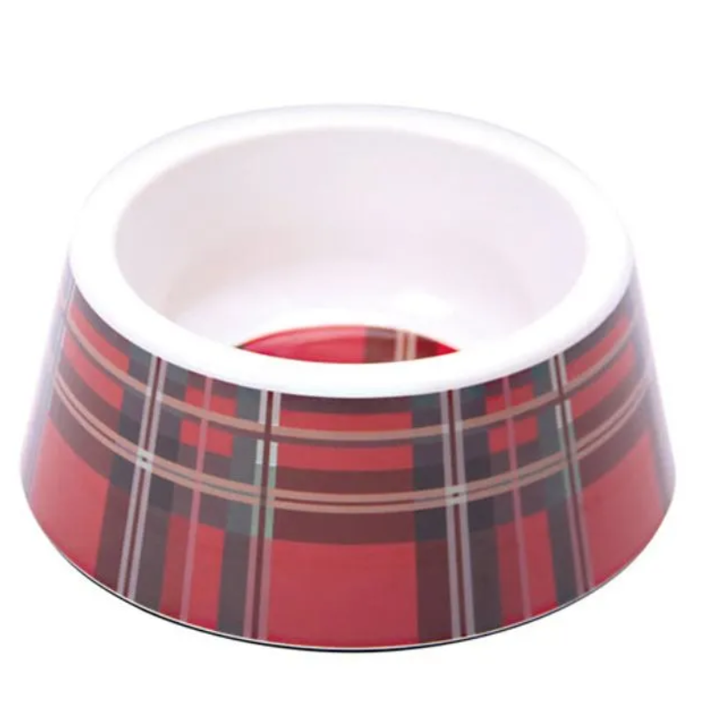 Tigela Plástica Tartan Jambo Pet