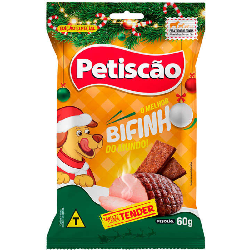 Petiscão Tablete Bifinho Mastigavel Tender 60 g