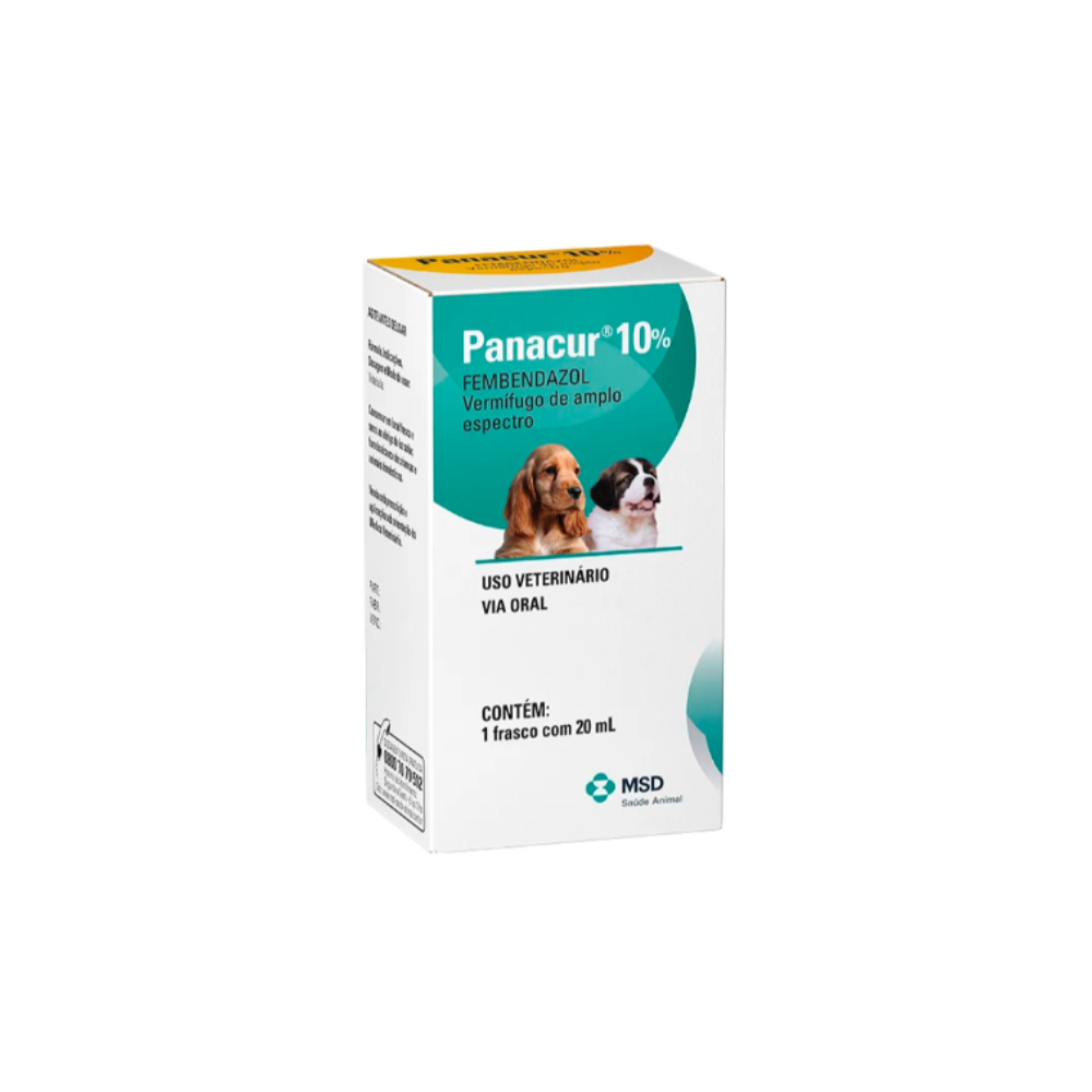 Panacur MSD 10% Suspensão Oral 20ml